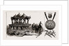 The Indian Section Of The Colonial And Indian Exhibition: Model Of State Elephant Carriage Belonging To The Maharajah Of Ulwar, Trophy Of Indian Arms, 1886 by Anonymous