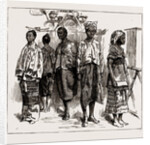 The Indian Section Of The Colonial And Indian Exhibition: Group Of Burmans, 1886 by Anonymous