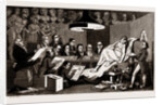 R.A.'s Of Genius, Life School At The Royal Academy, 1824, UK, 1886; Rowlandson, Sir Benjamin West, Sir Thomas Lawrence, Sir M.a. Shee by Anonymous