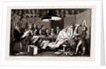 R.A.'s Of Genius, Life School At The Royal Academy, 1824, UK, 1886; Rowlandson, Sir Benjamin West, Sir Thomas Lawrence, Sir M.a. Shee by Anonymous