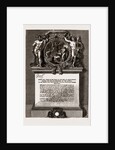 Royal Academy Diploma Of Sir Joshua Reynolds by Anonymous