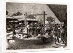 The Manners And Customs Of The Burmans: A Wash And Brush Up In The Market Place, Mandalay, 1886 by Anonymous