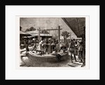 The Manners And Customs Of The Burmans: A Wash And Brush Up In The Market Place, Mandalay, 1886 by Anonymous