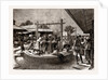 The Manners And Customs Of The Burmans: A Wash And Brush Up In The Market Place, Mandalay, 1886 by Anonymous