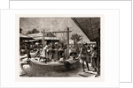 The Manners And Customs Of The Burmans: A Wash And Brush Up In The Market Place, Mandalay, 1886 by Anonymous