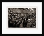 School Children From St. Saviour's And Mrs. Newcomen's School Cheering The Prince And Princess Of Wales In Southwark Street On Their Return From Laying The Memorial Stone Of The New Tower Bridge, London, UK, 1886 by Anonymous