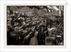 School Children From St. Saviour's And Mrs. Newcomen's School Cheering The Prince And Princess Of Wales In Southwark Street On Their Return From Laying The Memorial Stone Of The New Tower Bridge, London, UK, 1886 by Anonymous