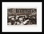 The Fish Market And A Street In Bergen, General View Of Bergen, Norway, 1886 by Anonymous