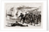 Naval Sham Fight At Whale Island, Portsmouth, UK, 1886 by Anonymous