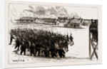 Naval Sham Fight At Whale Island, Portsmouth, UK, 1886 by Anonymous
