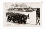 Naval Sham Fight At Whale Island, Portsmouth, UK, 1886 by Anonymous