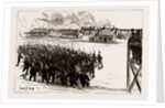 Naval Sham Fight At Whale Island, Portsmouth, UK, 1886 by Anonymous