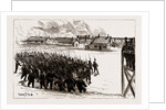 Naval Sham Fight At Whale Island, Portsmouth, UK, 1886 by Anonymous