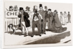 An English Agricultural Station, 1886 by Randolph Caldecott