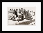 An English Agricultural Station, 1886 by Randolph Caldecott
