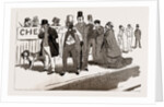 An English Agricultural Station, 1886 by Randolph Caldecott