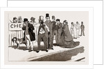 An English Agricultural Station, 1886 by Randolph Caldecott
