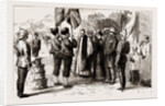 Lady Dufferin Presenting New Colours To The 18th Bengal Infantry At Alipur, 1886 by Anonymous