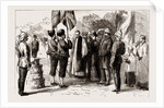 Lady Dufferin Presenting New Colours To The 18th Bengal Infantry At Alipur, 1886 by Anonymous
