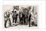 Lady Dufferin Presenting New Colours To The 18th Bengal Infantry At Alipur, 1886 by Anonymous