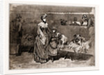 Among The Bull Dogs At The Kennel Club Show, UK, 1886 by Anonymous
