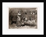 Among The Bull Dogs At The Kennel Club Show, UK, 1886 by Anonymous