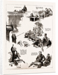 The Opening Of The New Parliament, Notes In The House Of Commons, London, UK, 1886; Mr. Gladstone, Sir M. Hicks.beach, Mr. Bradlaugh by Anonymous