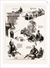 The Opening Of The New Parliament, Notes In The House Of Commons, London, UK, 1886; Mr. Gladstone, Sir M. Hicks.beach, Mr. Bradlaugh by Anonymous