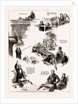 The Opening Of The New Parliament, Notes In The House Of Commons, London, UK, 1886; Mr. Gladstone, Sir M. Hicks.beach, Mr. Bradlaugh by Anonymous