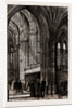 Interior Of Chapel, UK, 1886 by Anonymous