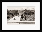 Eaton Hall: The Gardens From The Terrace, UK, 1886 by Anonymous