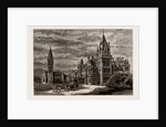 Eaton Hall: The Principal Entrance And Front, UK, 1886 by Anonymous