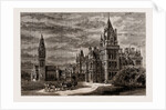 Eaton Hall: The Principal Entrance And Front, UK, 1886 by Anonymous