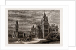 Eaton Hall: The Principal Entrance And Front, UK, 1886 by Anonymous