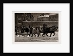 The Recent Frost And Snow Storm In London: A Snow-plough At Work At Earl's Court, London, UK, 1886 by Anonymous