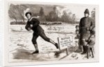 The Recent Frost And Snow Storm In London: Danger! A Scene In St. James's Park, UK, 1886 by Anonymous