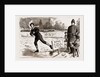 The Recent Frost And Snow Storm In London: Danger! A Scene In St. James's Park, UK, 1886 by Anonymous