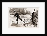 The Recent Frost And Snow Storm In London: Danger! A Scene In St. James's Park, UK, 1886 by Anonymous