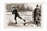 The Recent Frost And Snow Storm In London: Danger! A Scene In St. James's Park, UK, 1886 by Anonymous