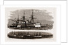 The Expedition To Upper Burma: Transfer Of The Captive King Theebaw From The Steamer Thooreah To The Troopship Clive At Rangoon, Dec. 6, 1886 by Anonymous