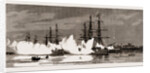 The Squadron At Rangoon Firing A Salute Of Thirty-one Guns On The Receipt Of The News Of King Theebaw's Submission, 1886 by Anonymous