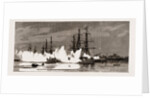 The Squadron At Rangoon Firing A Salute Of Thirty-one Guns On The Receipt Of The News Of King Theebaw's Submission, 1886 by Anonymous