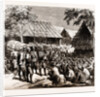 Captain Eyre, Political Officer, Reading The Proclamation To The Natives The Day After The Action At Koolee Gyoung, 1886 by Anonymous