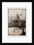 The Royal River: The Thames From Source To Sea: St. Paul's From The River, London, UK, 1886 by Anonymous