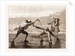 Types Of Old Swordsmanship: A Duel With Small Swords In 1760 by Anonymous