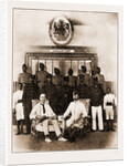 Vice-consul Major Crawford, The Medical Officer, Customs And Officials. The Consular Court At Brenin, 1897 by Anonymous