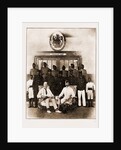 Vice-consul Major Crawford, The Medical Officer, Customs And Officials. The Consular Court At Brenin, 1897 by Anonymous