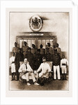 Vice-consul Major Crawford, The Medical Officer, Customs And Officials. The Consular Court At Brenin, 1897 by Anonymous