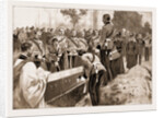 The Funeral Of A Benin Hero: Lowering The Body Of Captain Byrne Into The Grave, 1897 by Anonymous