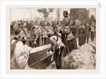 The Funeral Of A Benin Hero: Lowering The Body Of Captain Byrne Into The Grave, 1897 by Anonymous